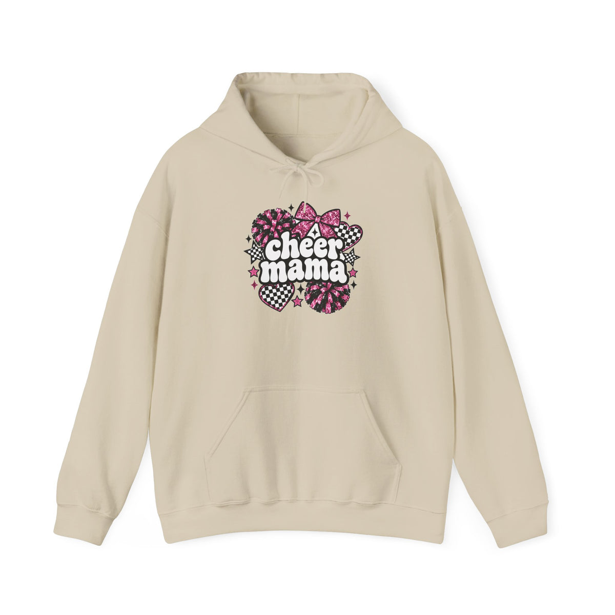 Cheer Mama Glitter Hoodie