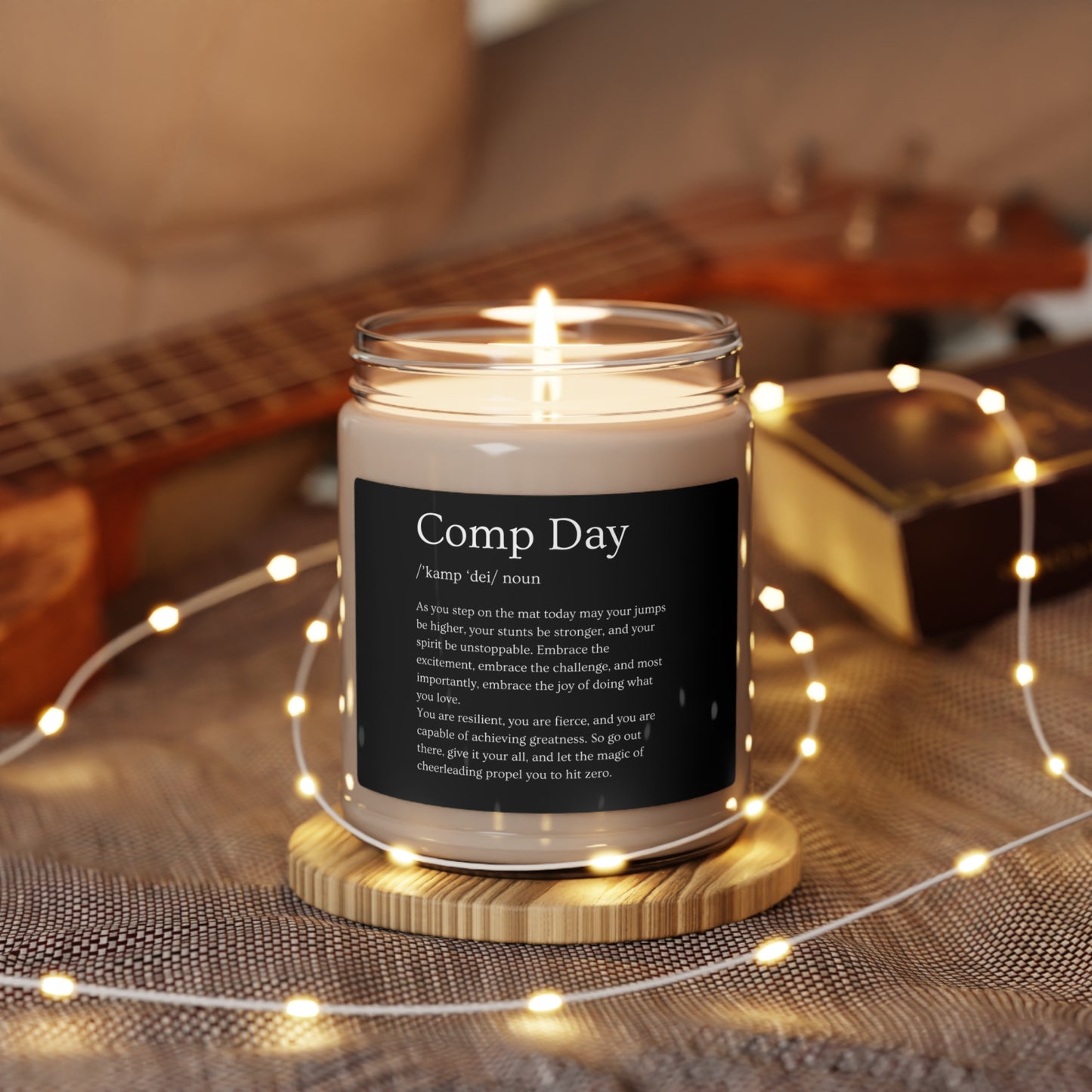 Cheerleading Comp Day Scented Soy Candle