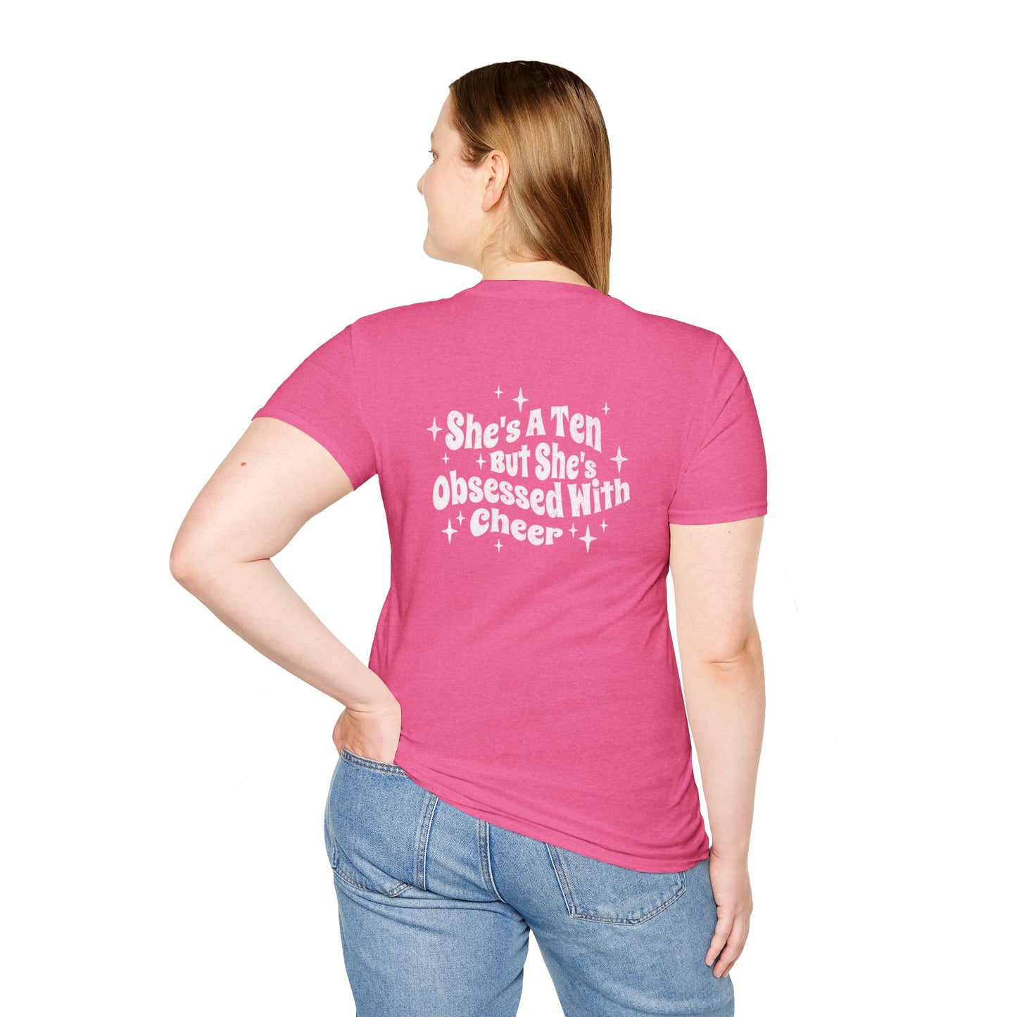 Cheer Tee - She's A Ten Women's Cheerleading T-Shirt