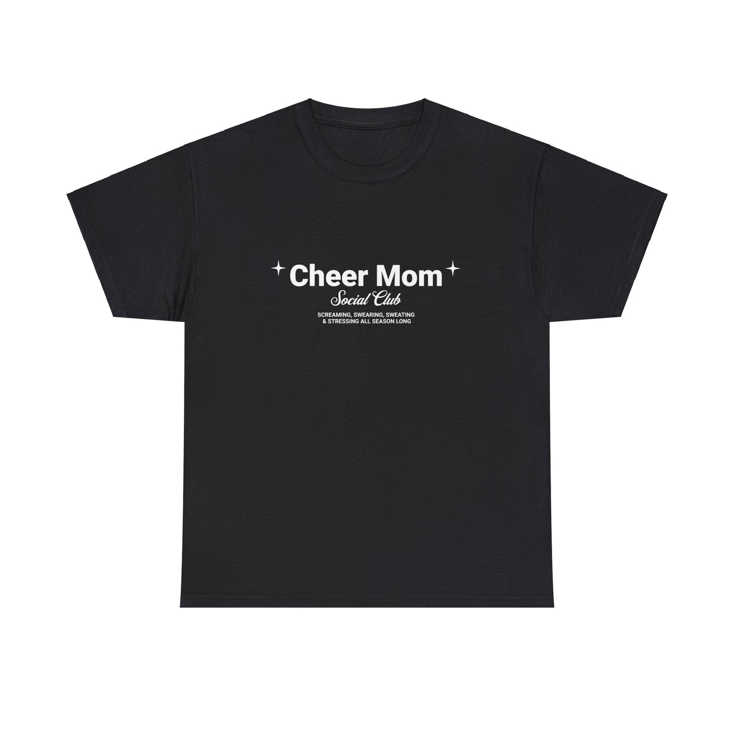 Cheer Mom Tee - Cheer Mom Social Club T-Shirt For Women