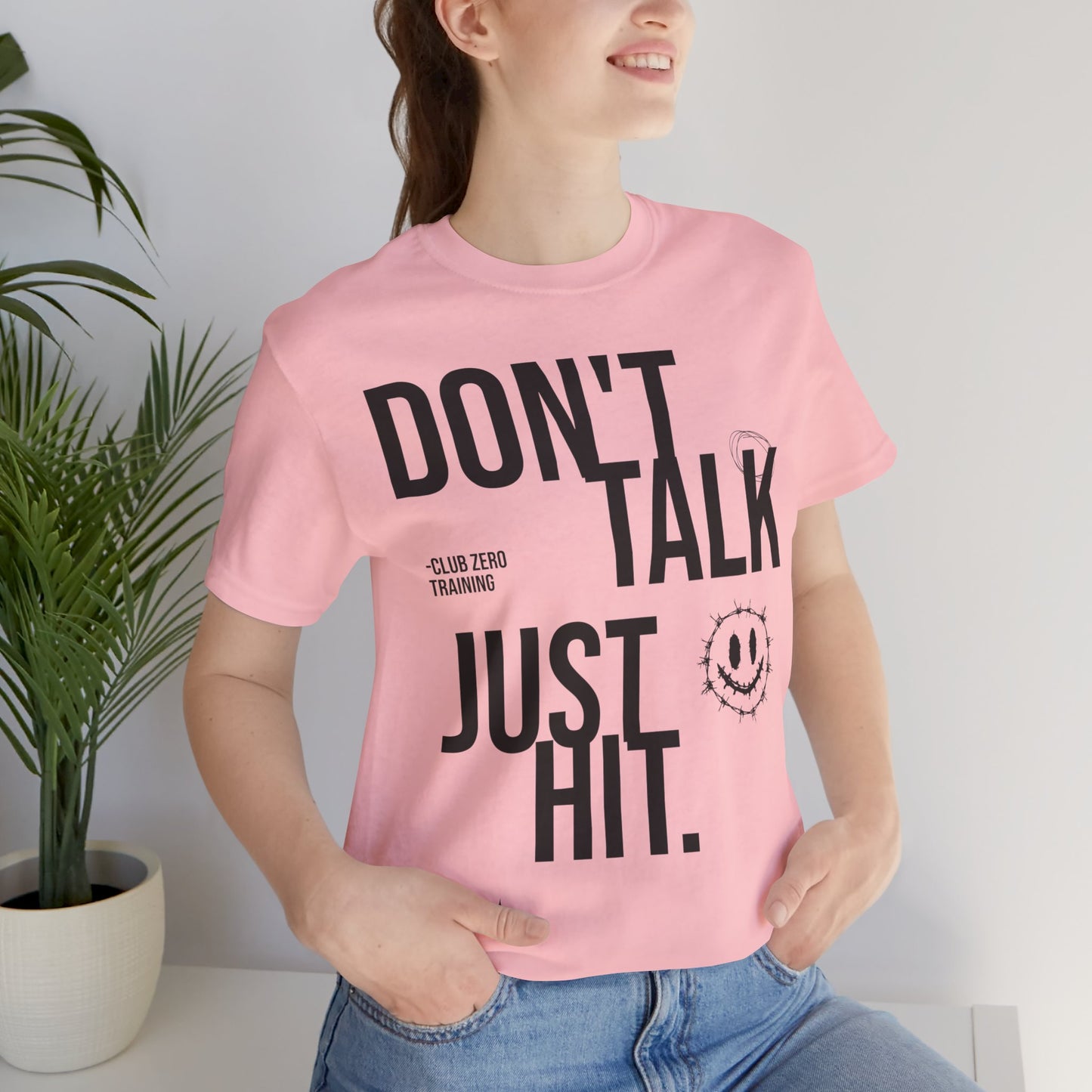 Cheer Tee - Don't Talk Just Hit Cheerleading T-Shirt