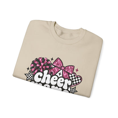 Cheer Mama Glitter Crewneck Sweatshirt