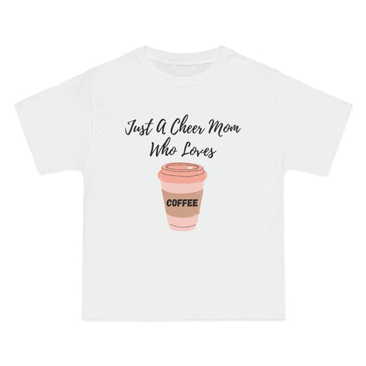 Cheer Mom Tee - Cheer Mom Who Loves Coffee T-Shirt For Women