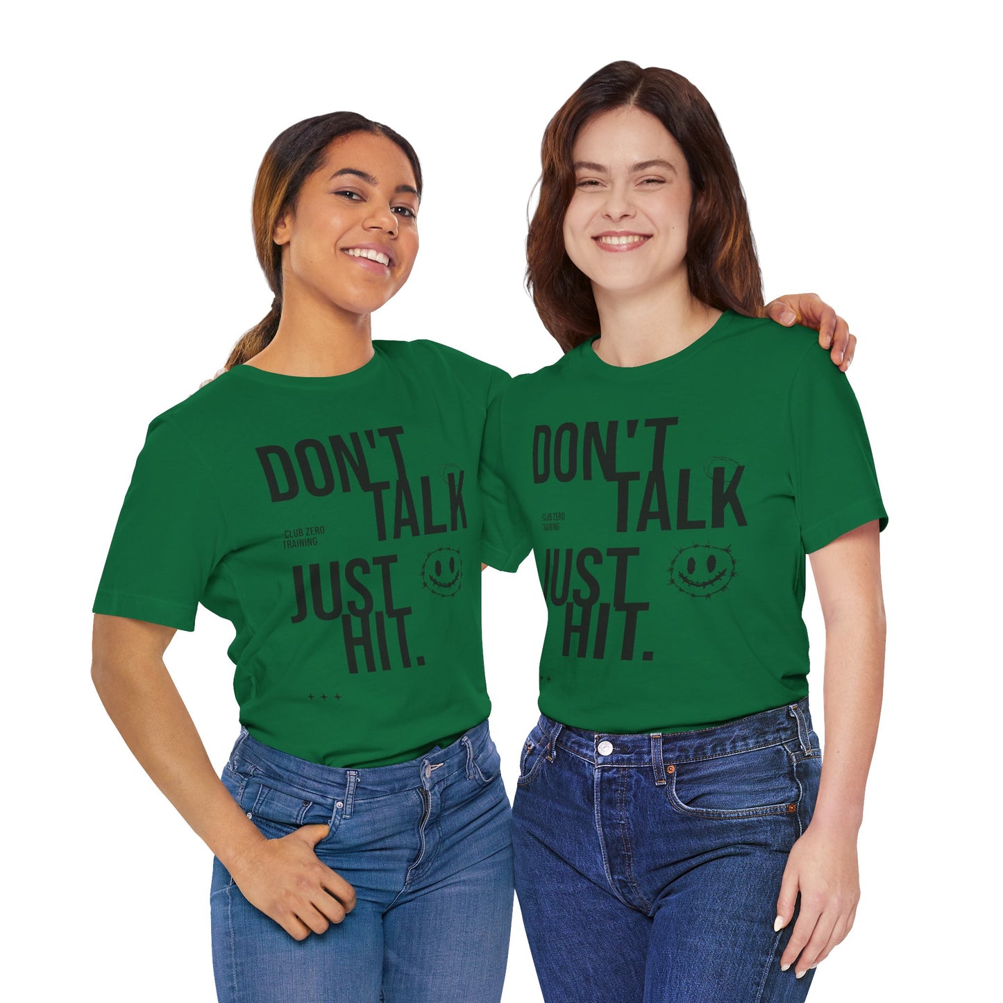 Cheer Tee - Don't Talk Just Hit Cheerleading T-Shirt