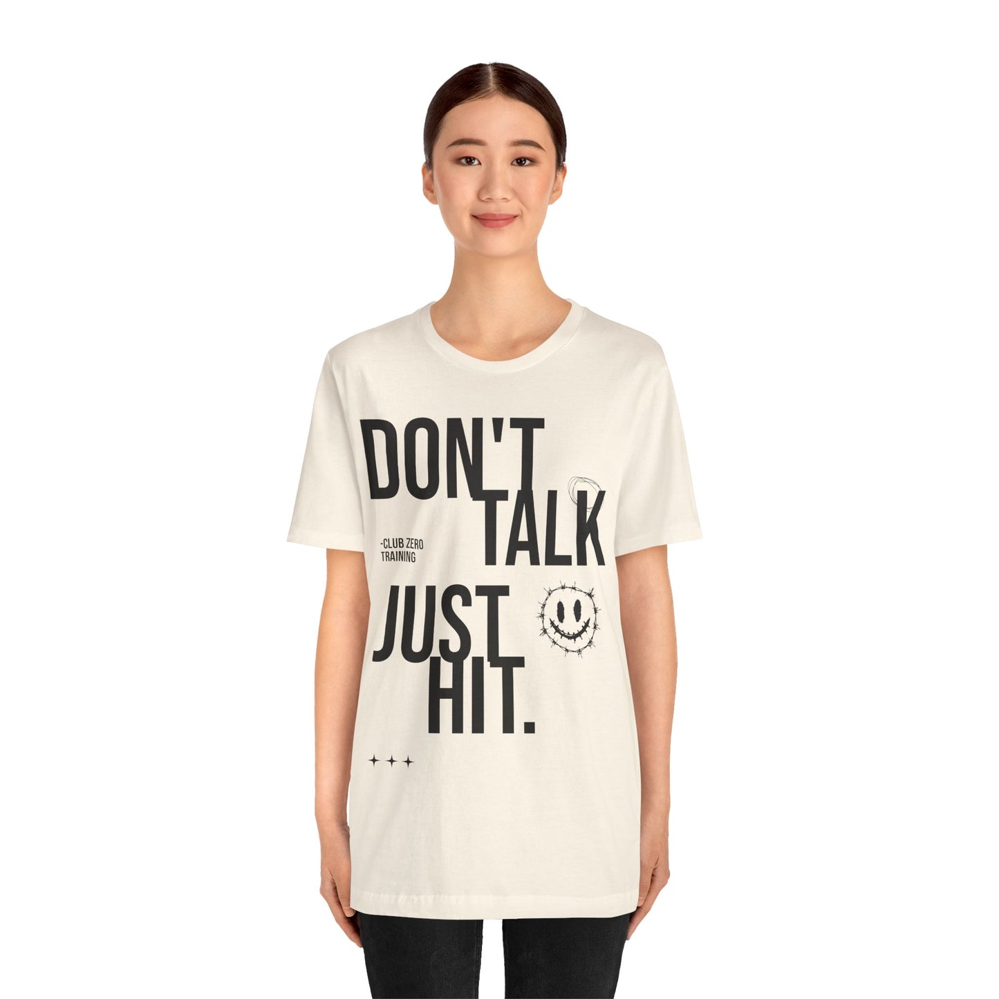 Cheer Tee - Don't Talk Just Hit Cheerleading T-Shirt