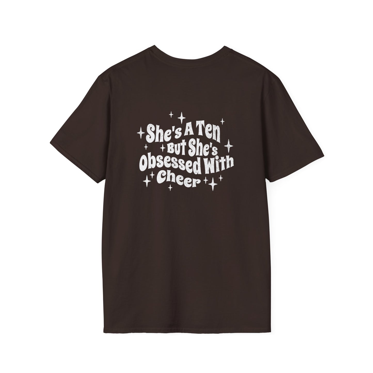 Cheer Tee - She's A Ten Women's Cheerleading T-Shirt