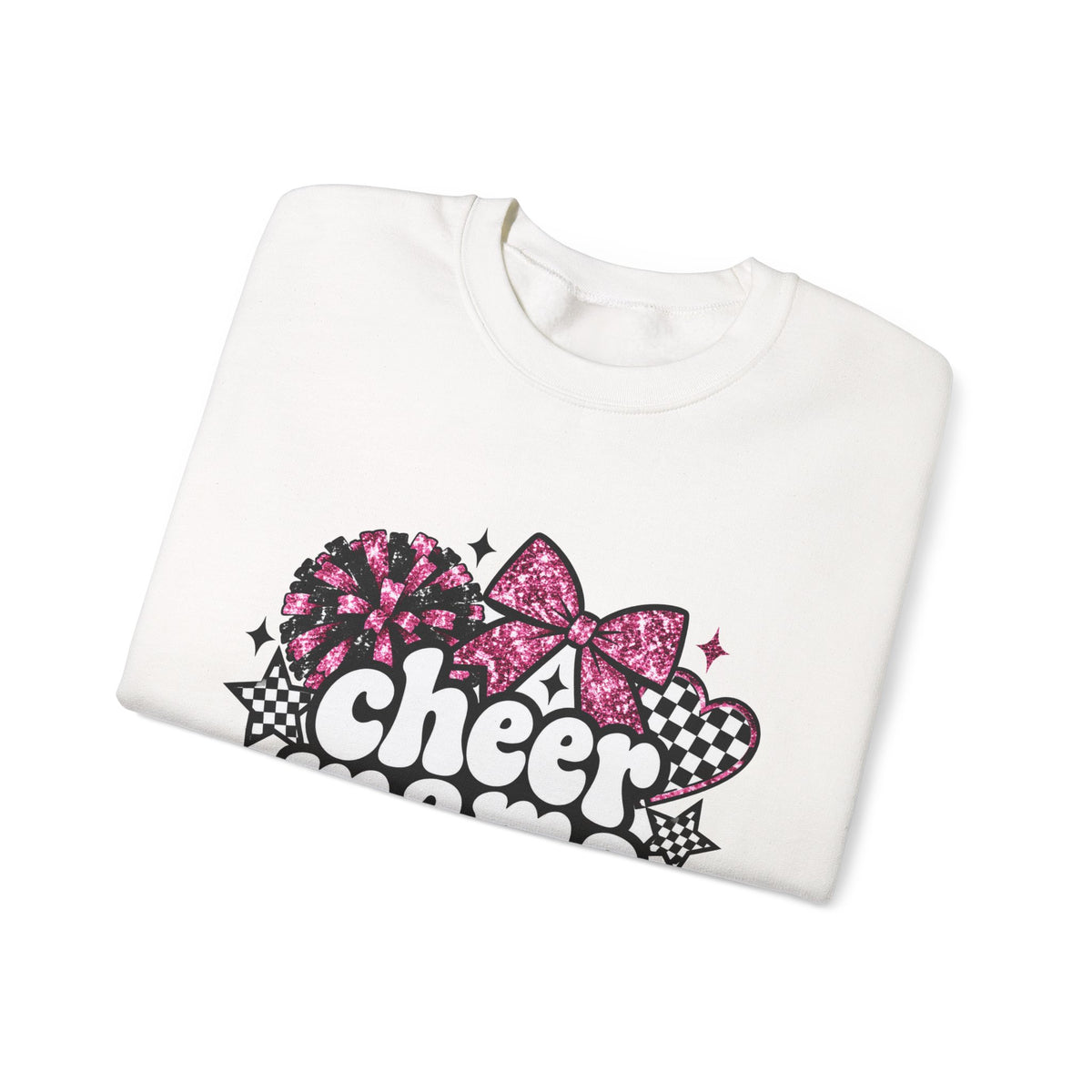 Cheer Mama Glitter Crewneck Sweatshirt