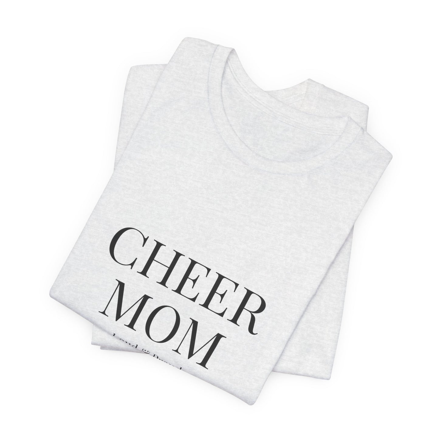 Classic Cheerleading Mama T-Shirt | Cheer Mom Gift | Cheerleading Mom Tee