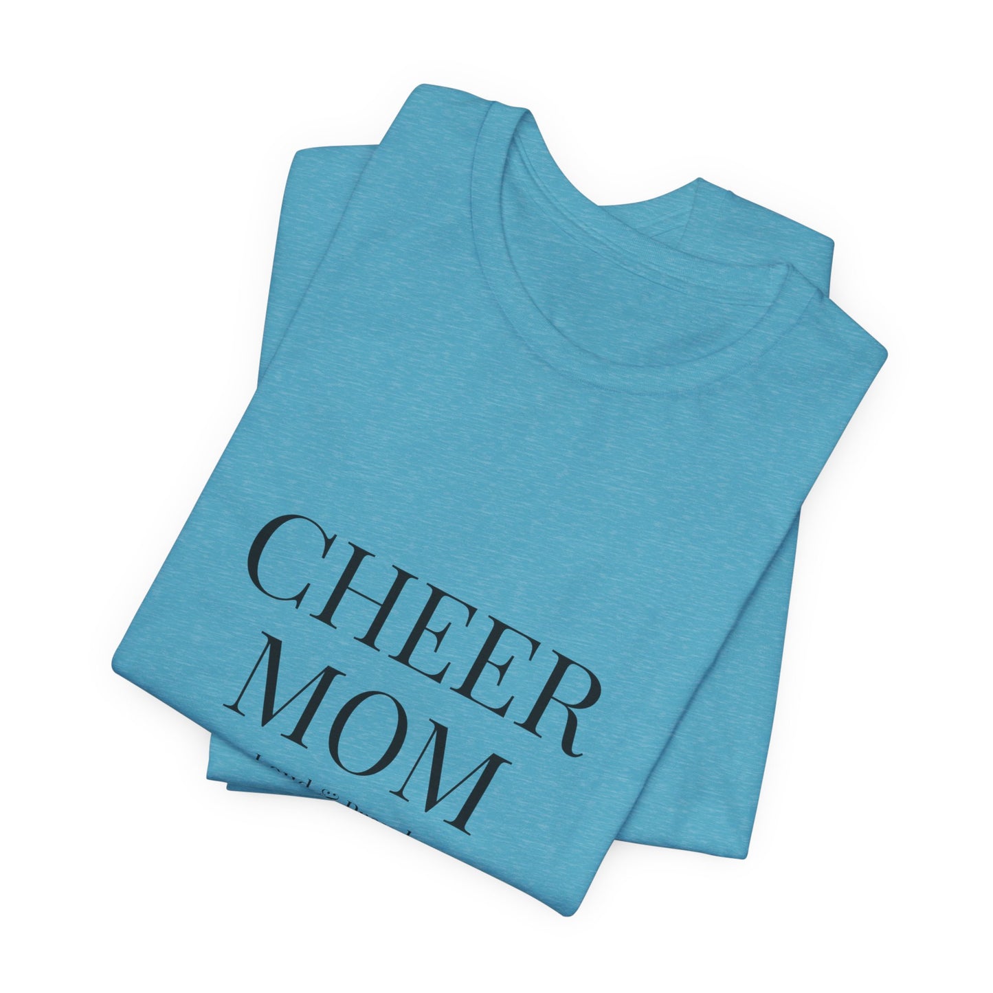 Classic Cheerleading Mama T-Shirt | Cheer Mom Gift | Cheerleading Mom Tee