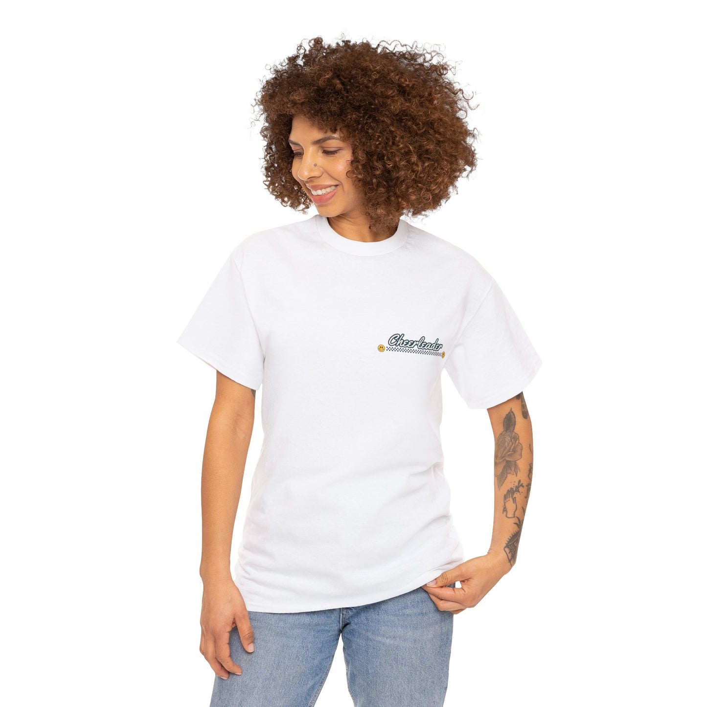 Groovy Positive Mat Talk Only Cheer Tee For Women