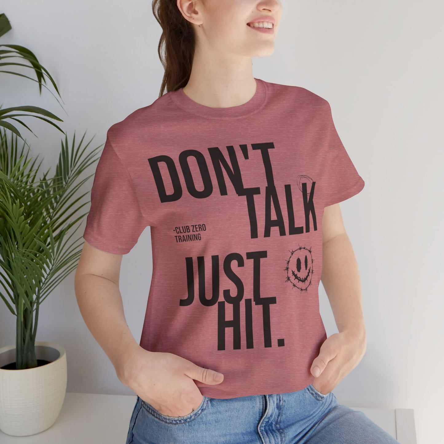 Cheer Tee - Don't Talk Just Hit Cheerleading T-Shirt