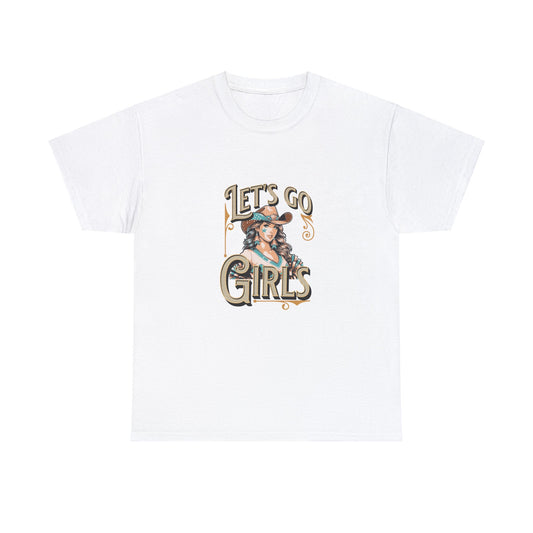 Lets Go Cheer Girls Women's Cheer Tee