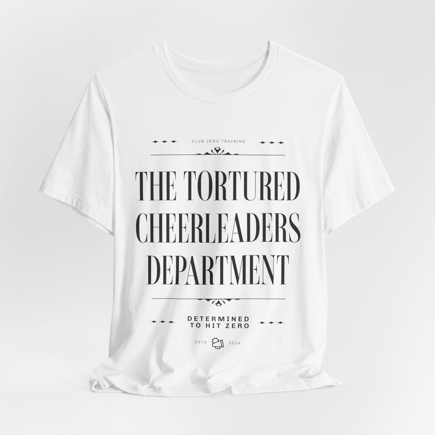 Cheer Tee - The Tortured Cheerleaders Department Cheerleading T-Shirt