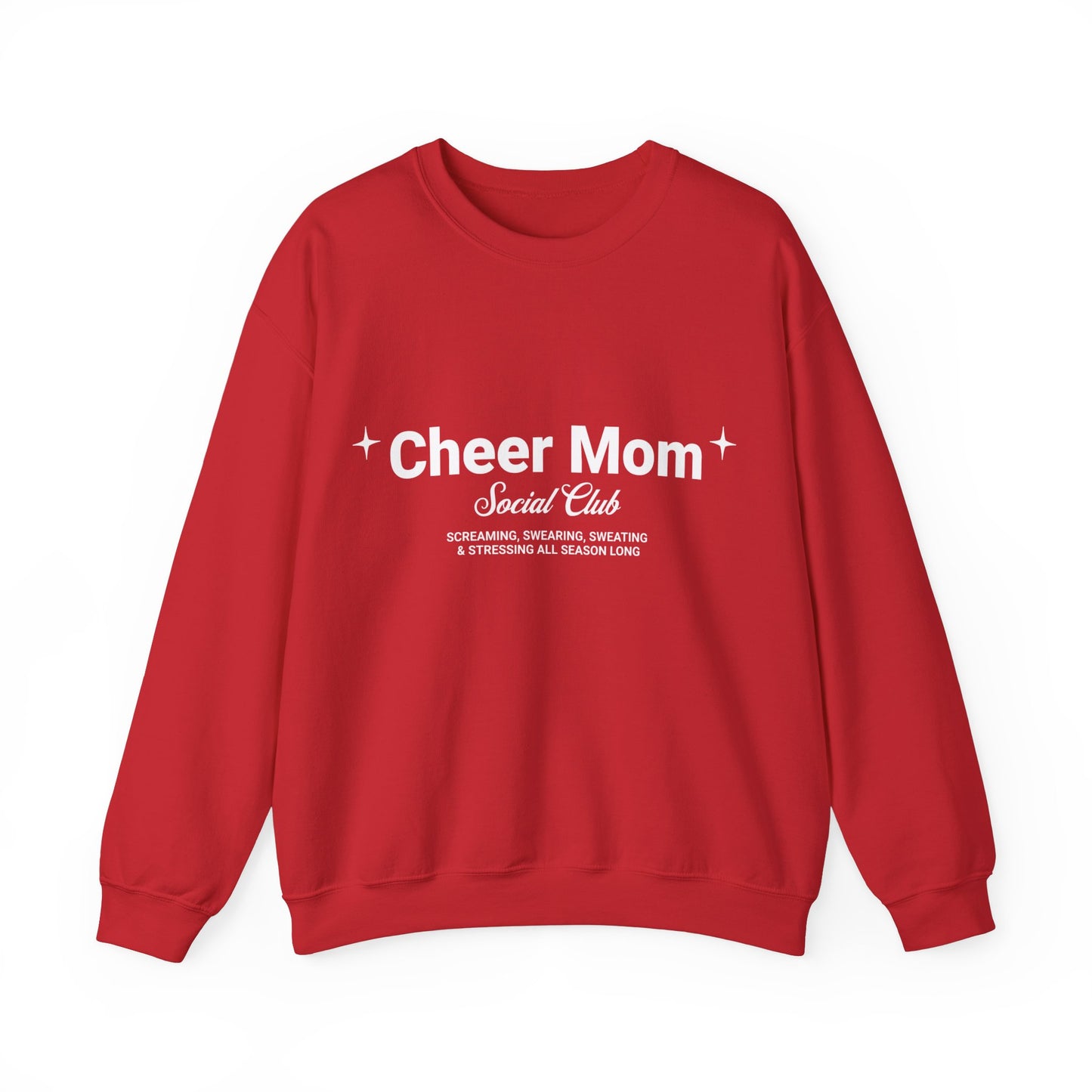 Cheer Mom Sweatshirt - Social Mom Club Crewneck For Women