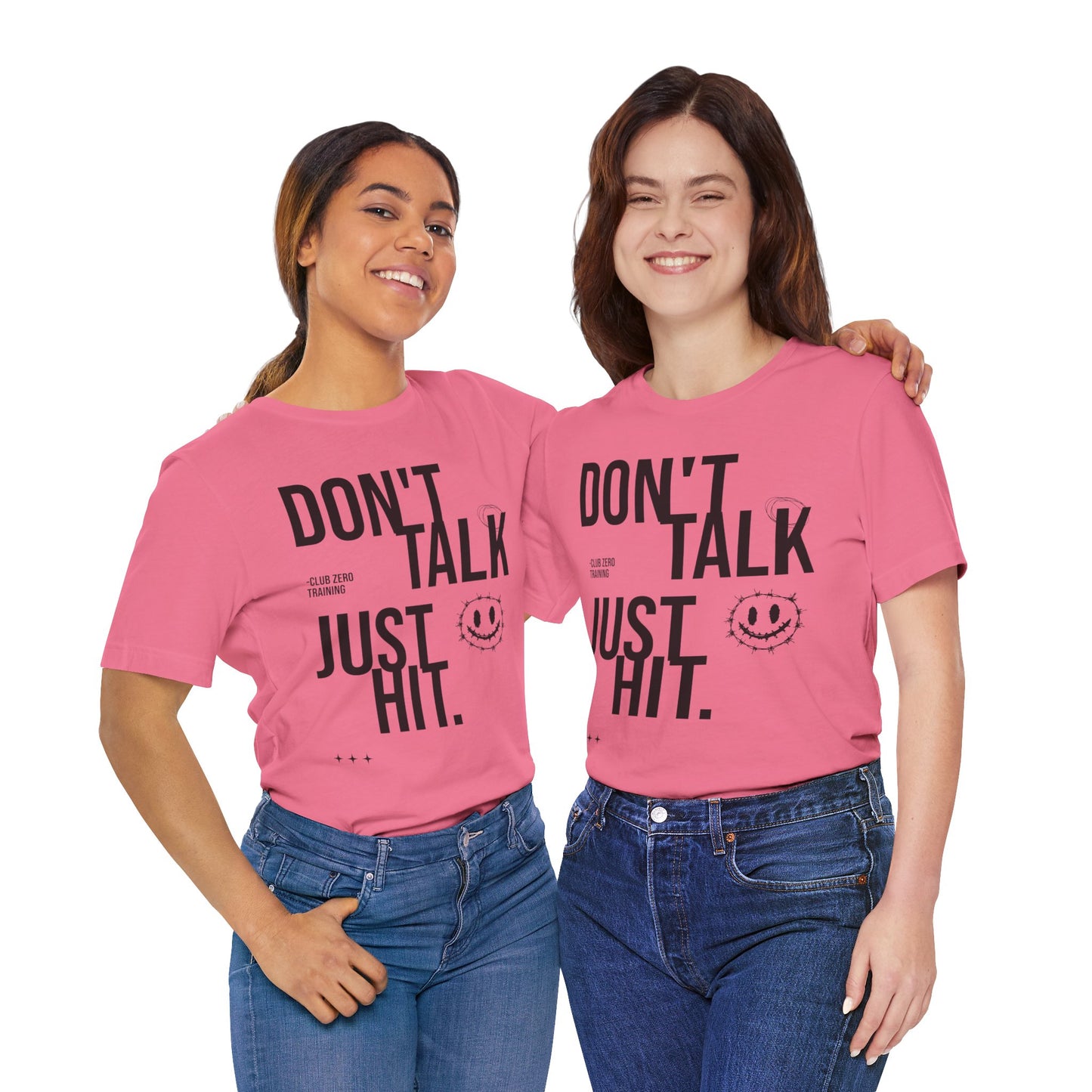 Cheer Tee - Don't Talk Just Hit Cheerleading T-Shirt