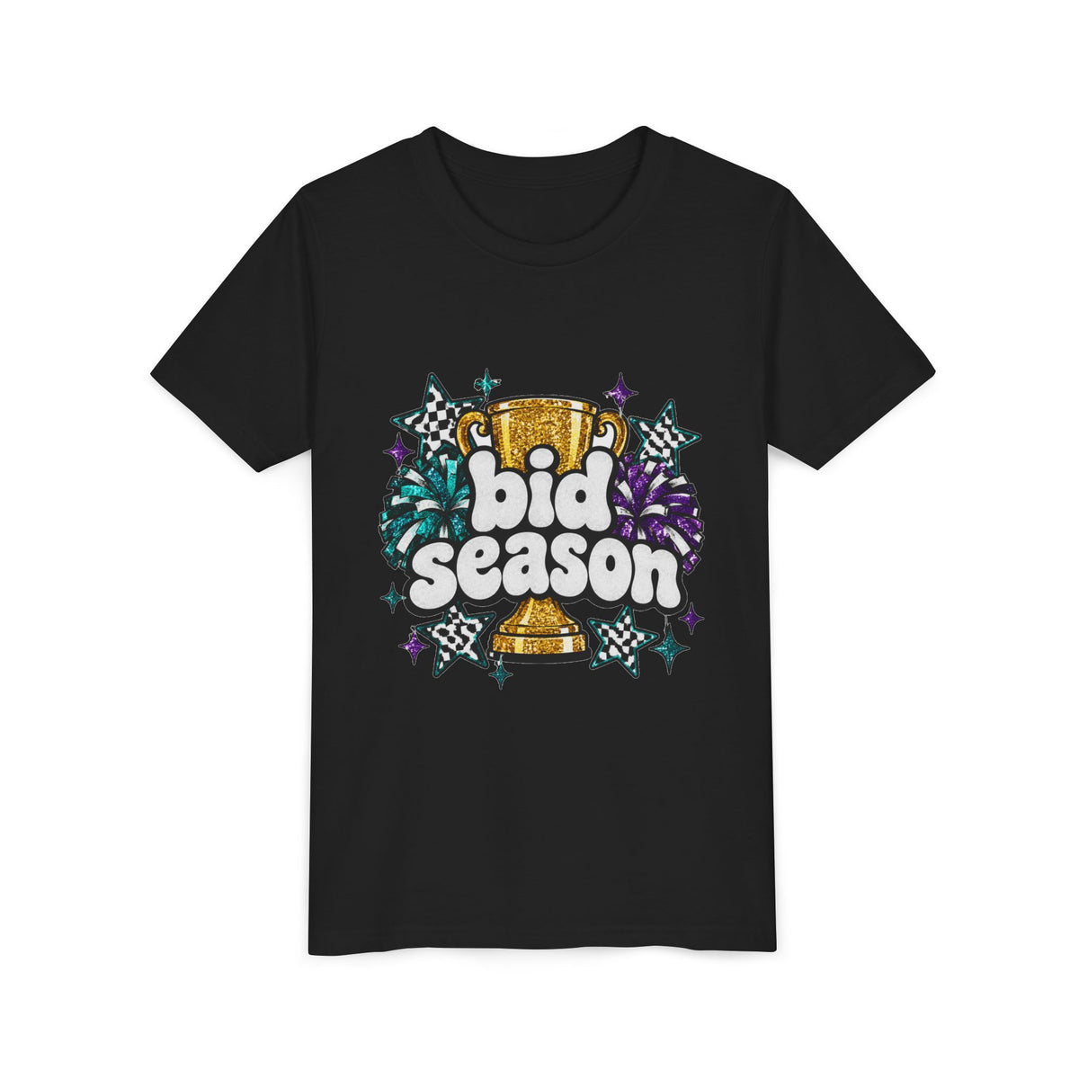 Bid Season Glitter Youth Tee