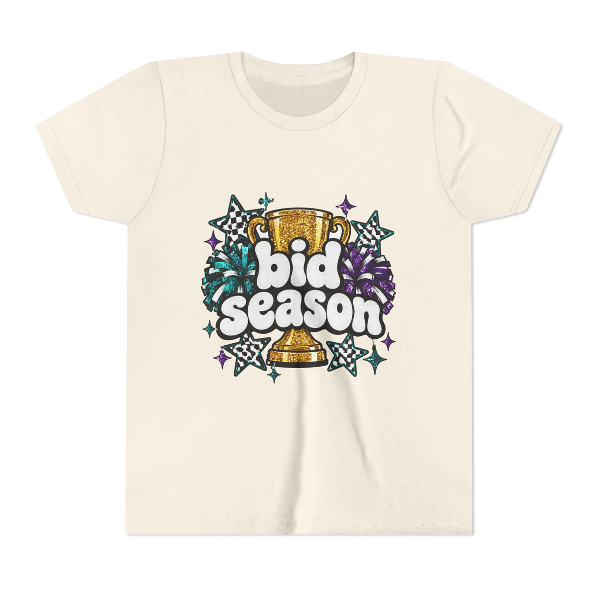 Bid Season Glitter Youth Tee