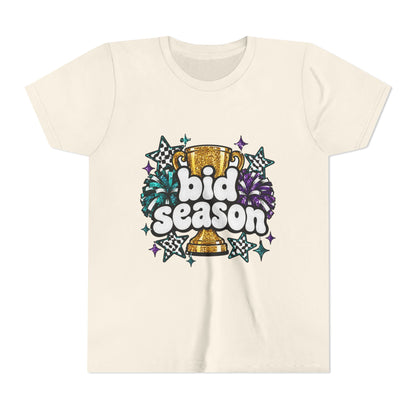 Bid Season Glitter Youth Tee