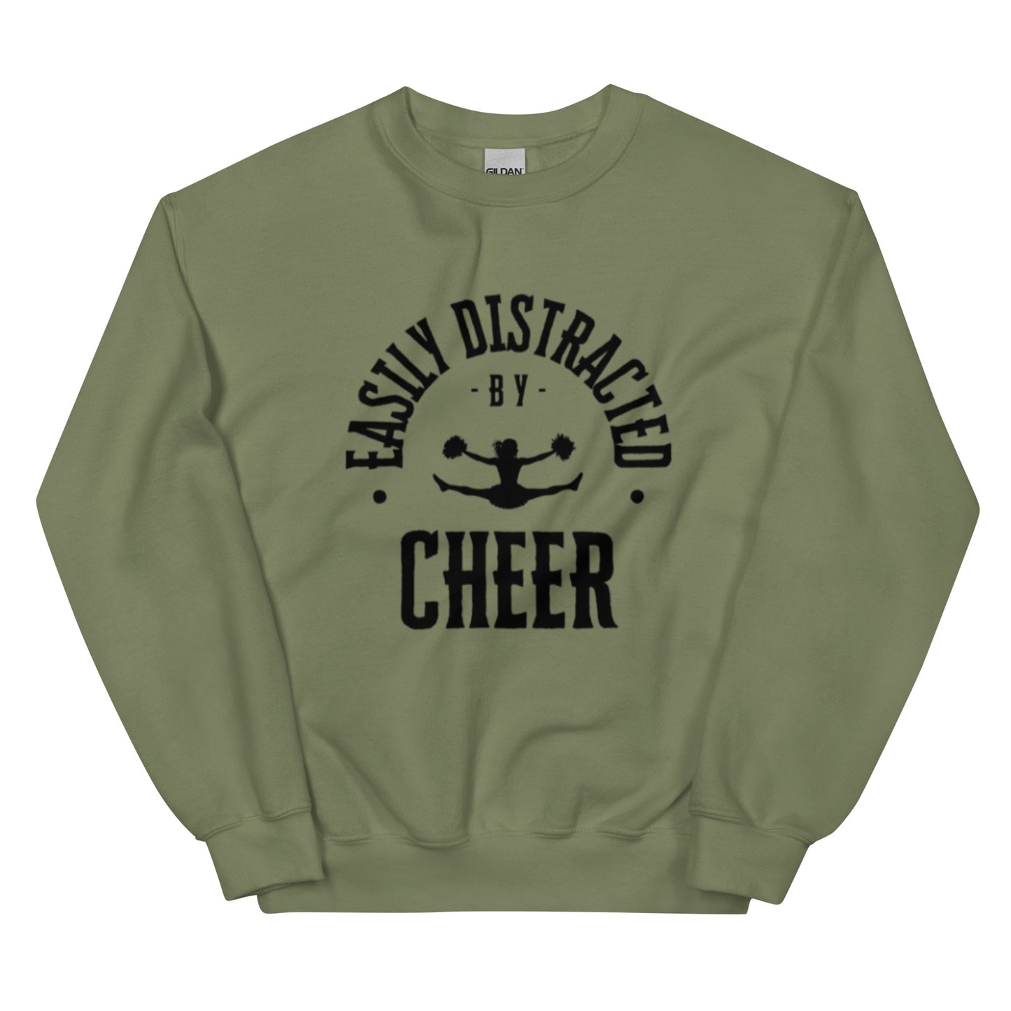 Easily Distracted By Cheer Women's Crewneck