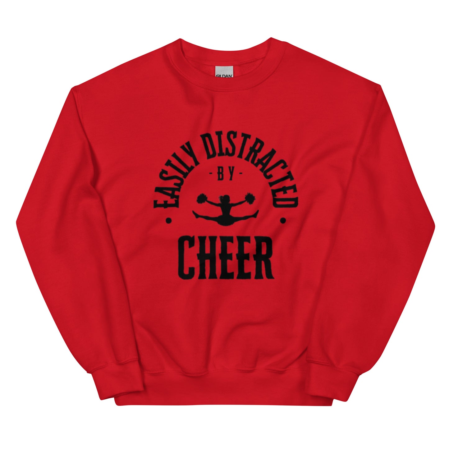 Easily Distracted By Cheer Women's Crewneck