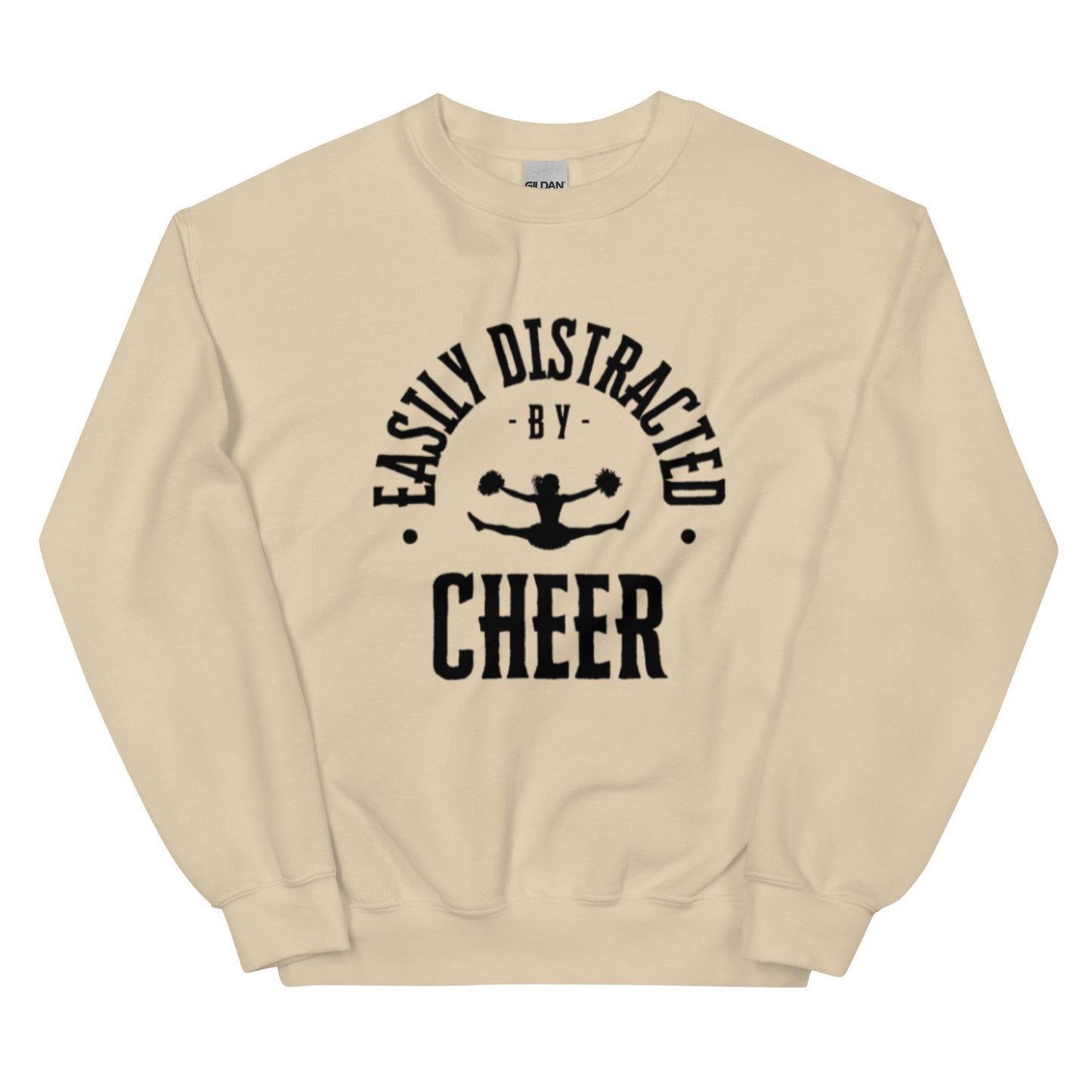 Easily Distracted By Cheer Women's Crewneck