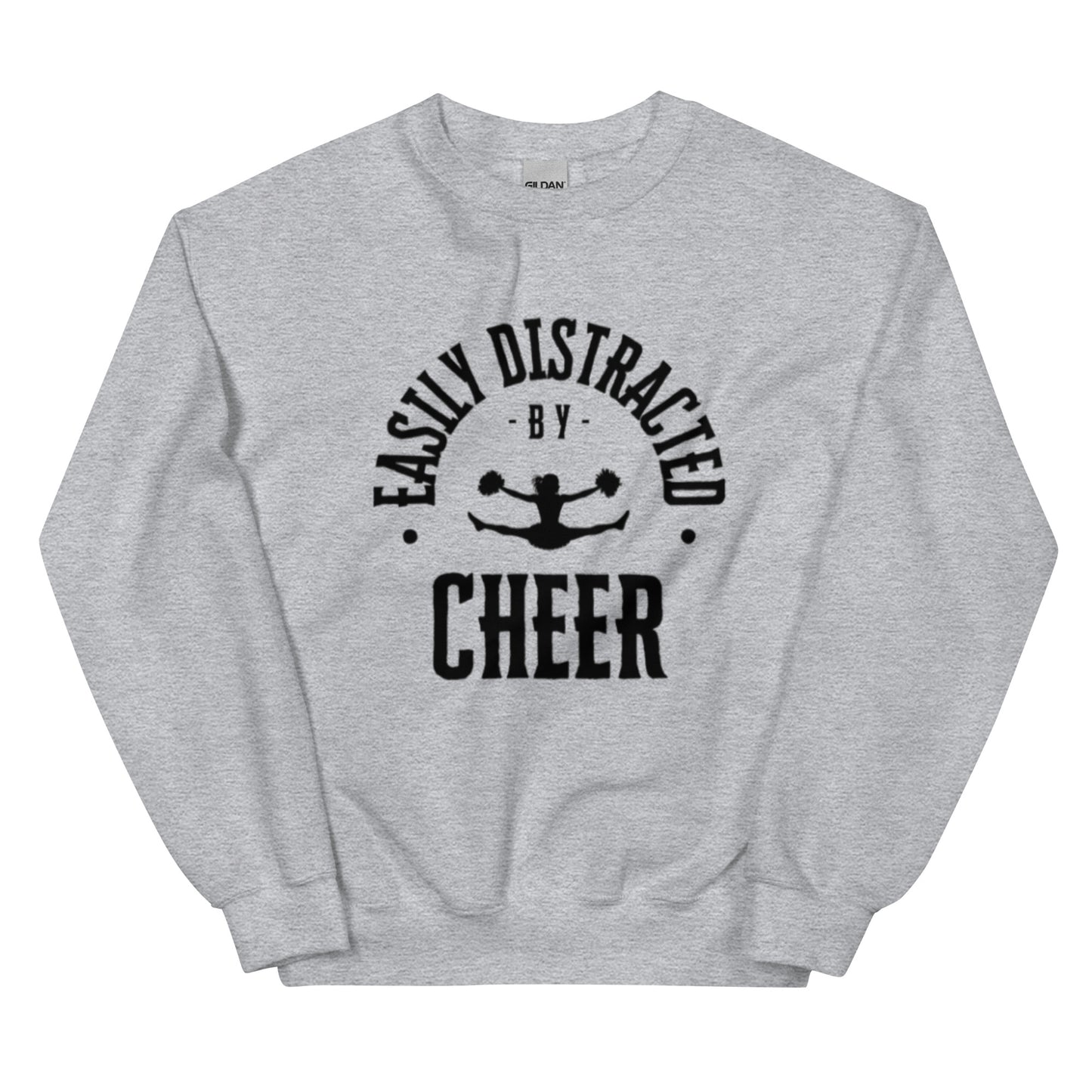 Easily Distracted By Cheer Women's Crewneck